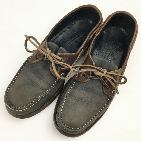 最大の割引 Paraboot/パラブーツ デッキシューズ グレー サイズ26.0