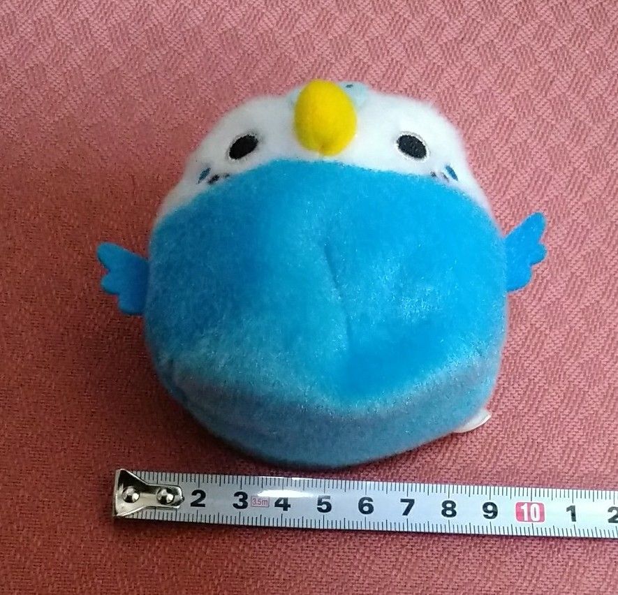 セキセイインコ 青色　ぬいぐるみ　とりだんご　鳥用品　鳥雑貨　インコグッズ　おもちゃ　玩具　お手玉　かわいい　小鳥　ことりグッズ