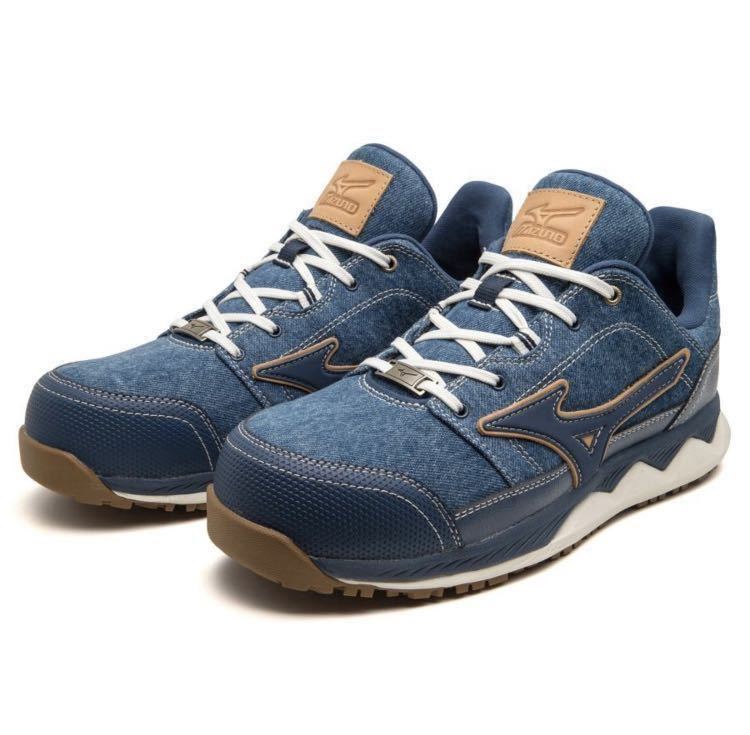 MIZUNO 限定 安全靴 26 5㎝ デニム 限定色 限定カラー シューズ MIZUNO 限定 安全靴 26 5㎝ デニム 限定色 限定カラー シューズ