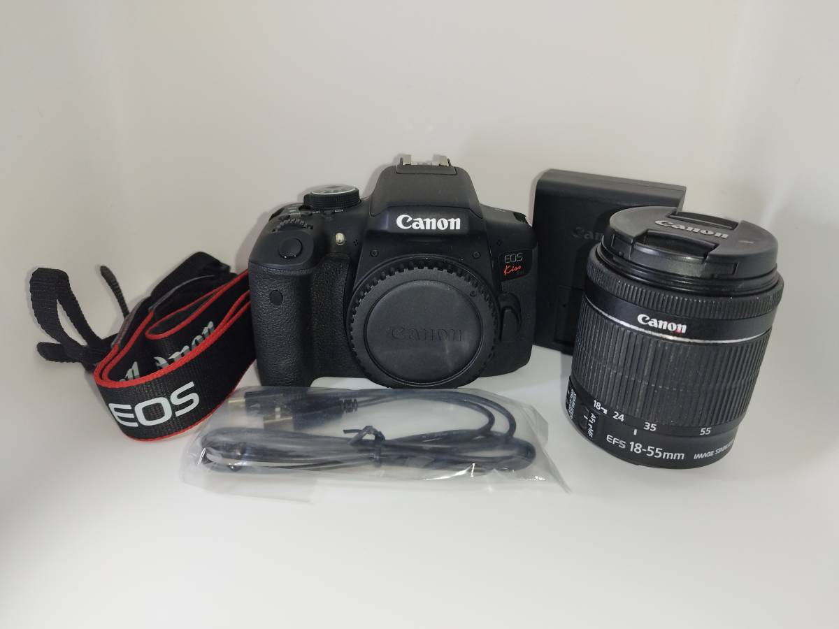 Canon キヤノン EOS Kiss X8i レンズキット デジタル一眼レフカメラ ◆元箱付◆