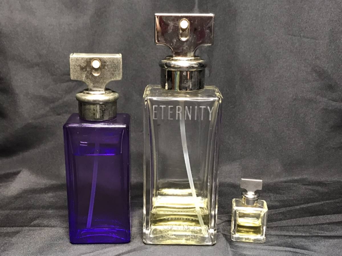 〓 送料無料 〓 ★まとめ３本★【 Calvin Klein 】カルバンクライン エタニティ オーデパルファム EDP アメリカ製 ETERNITY 男性用香水