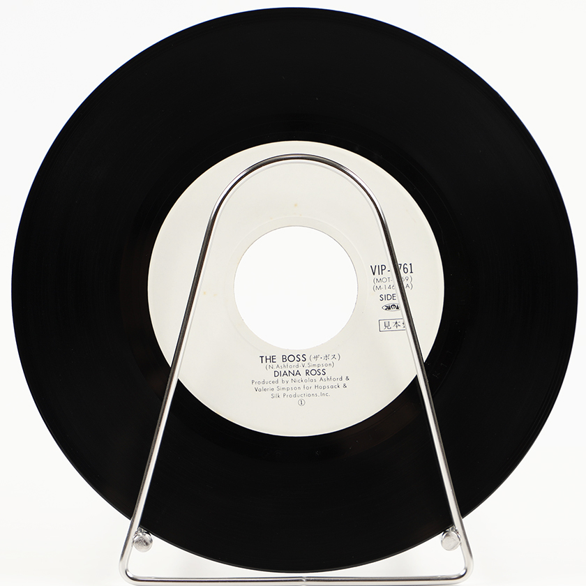 シングルレコード ダイアナ・ロス ザ・ボス 1979年発売 2曲 / VIP-2761（外袋 内袋交換済み）ジャンク商品_画像6