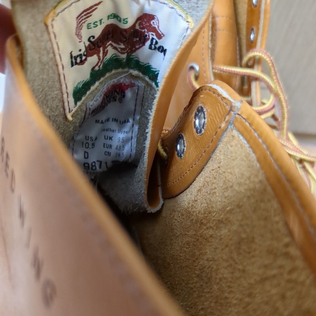 REDWING レッドウィング アイリッシュセッター 9871 箱付犬タグ-