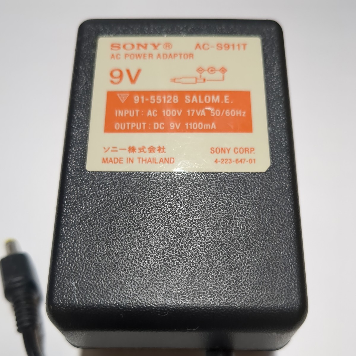 SONY AC-S911T AC adaptor 