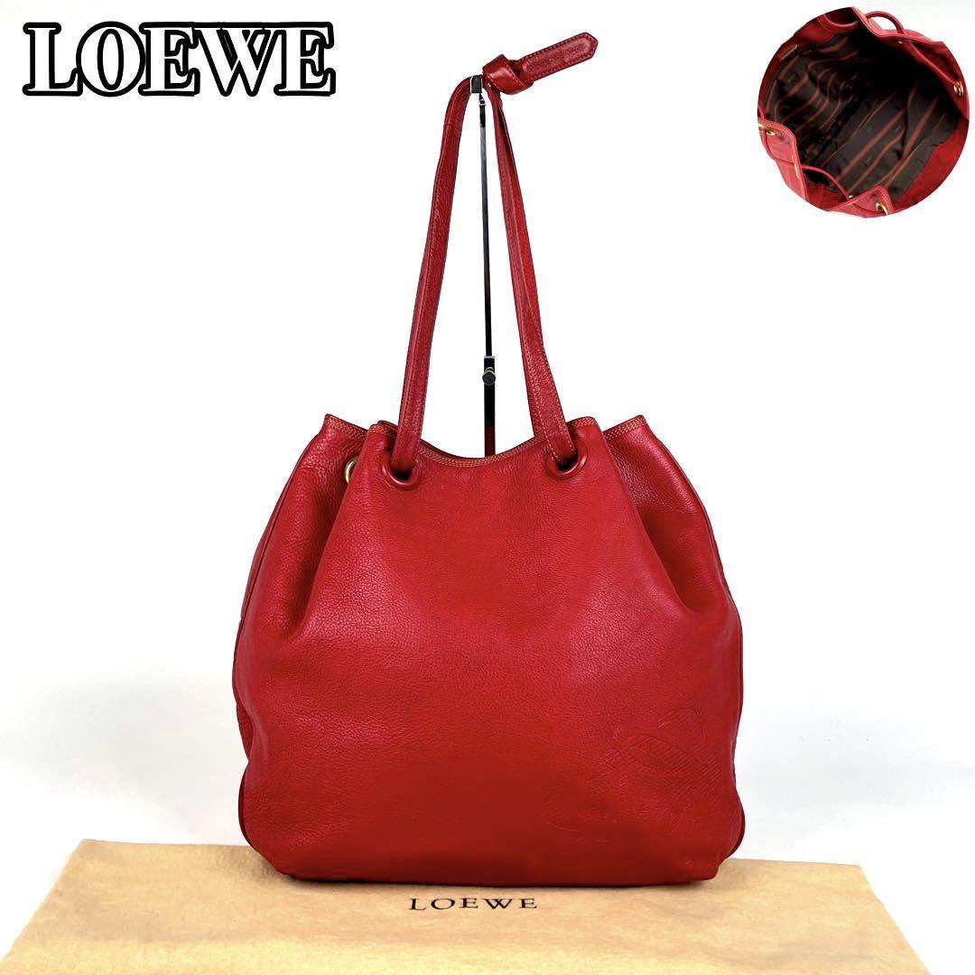 美品 LOEWE ロエベ ショルダーバッグ 2way トートバッグ アナグラム