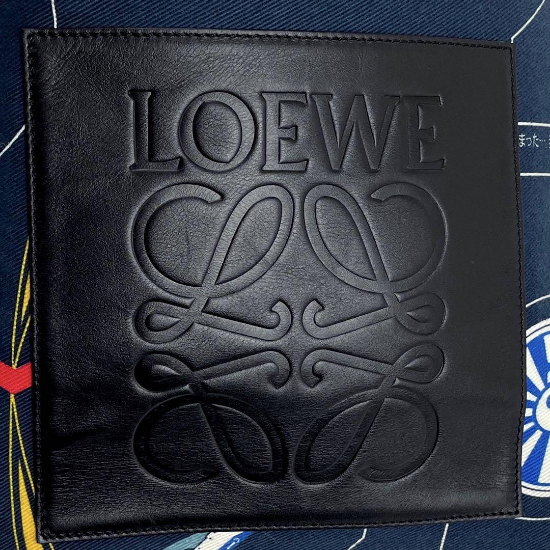 美品 LOEWE ロエベ ショッパートート アナグラム ロゴ型押し 美品 LOEWE ロエベ ショッパートート アナグラム ロゴ型押し