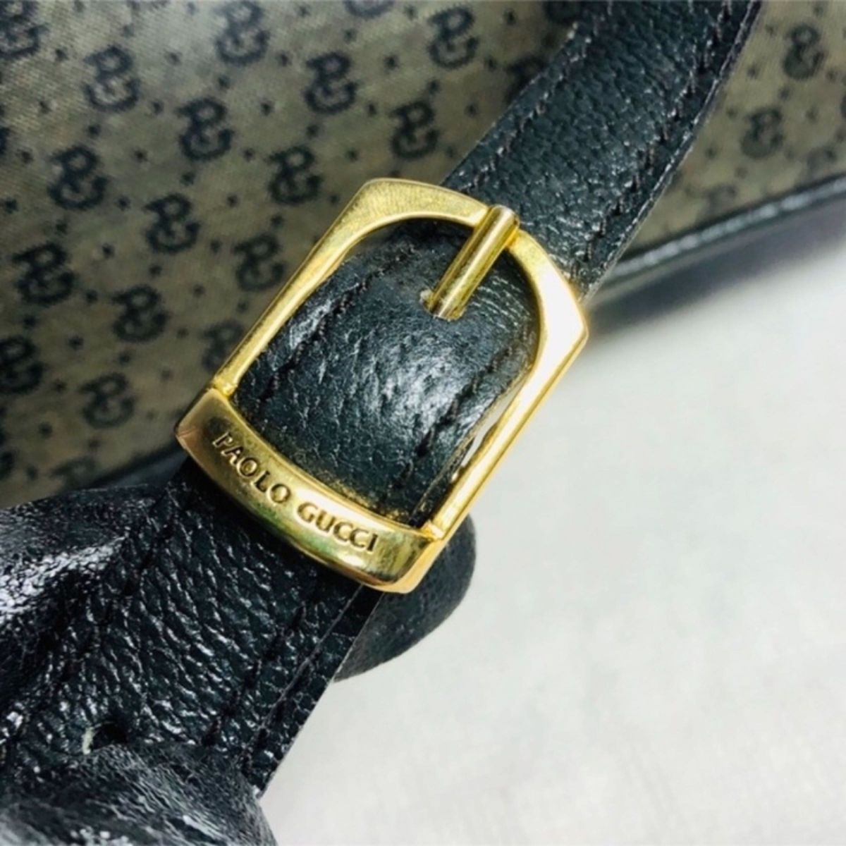 パウロ　グッチ　PAOLO GUCCI 正規品　Vintage ミニショルダーバッグ