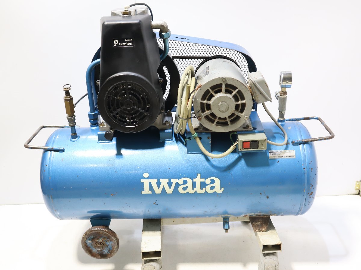  west H*ane -stroke Iwata iwata compressor SU-15CPB(?) IWATA 200V *3D-357