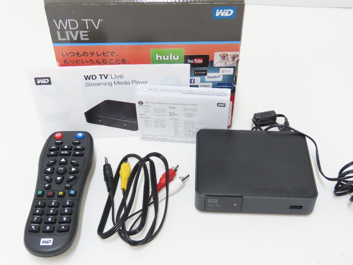 ◎60☆美品☆WD TV Live ストリーミング・メディアプレーヤー WDBHG70000NBK-JESN☆0926-612_画像1