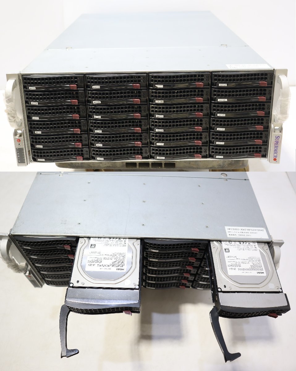 西H☆HPCシステムズ HPC5000-XW218FS24FSR4S ファイルサーバー Xeon X5690/4TBX24台☆3D-370_画像5