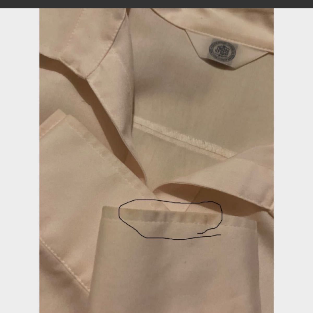【送料込み】クイーンズコート　パンツスーツ　グレー　Lサイズ JPRESS オンワード　シャツ　ブラウス　ピンク