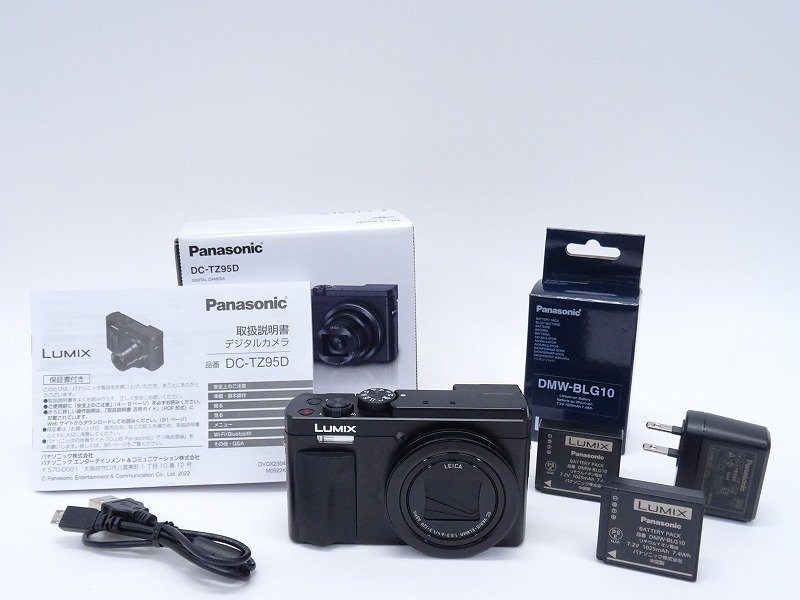 贈り物 LUMIX ○○【美品】Panasonic DC-TZ95D/DMW-BLG10 パナソニック