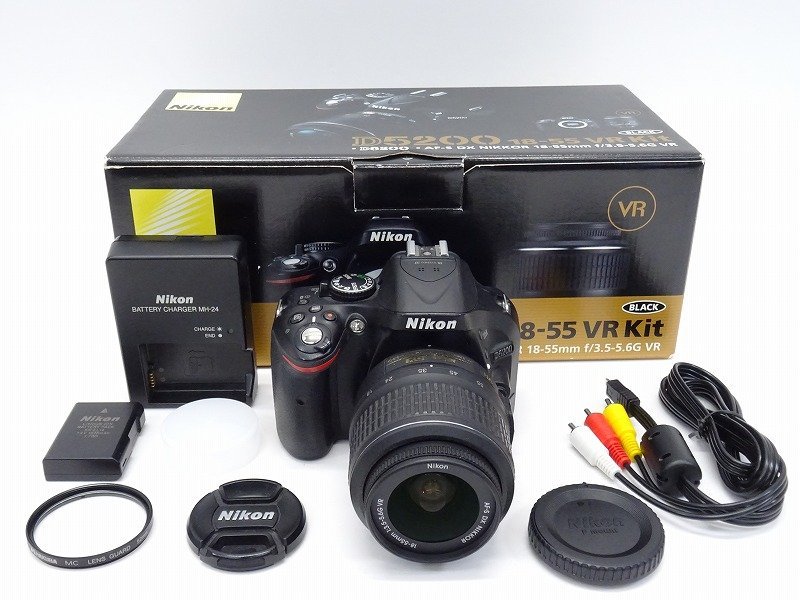 ヤフオク! - ○○【元箱付】Nikon D5200 18-55 VR レ...