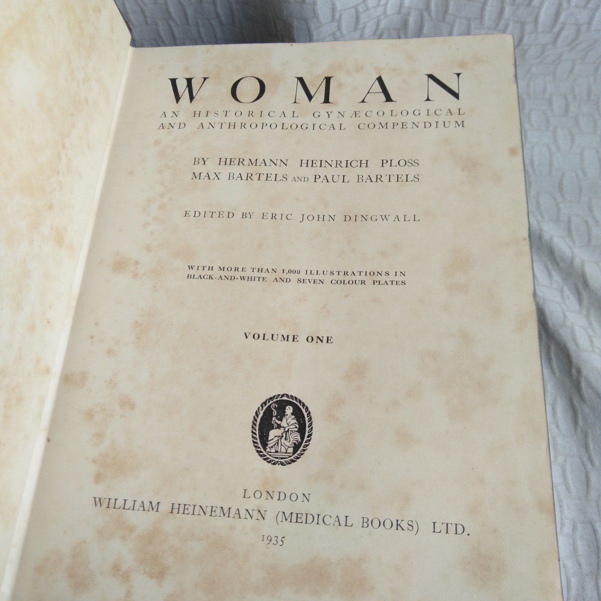 Y014 古書 WOMAN(女性) プロス・バルテル 1935年 3冊まとめて Y014 古書 WOMAN(女性) プロス・バルテル 1935年 3冊まとめて