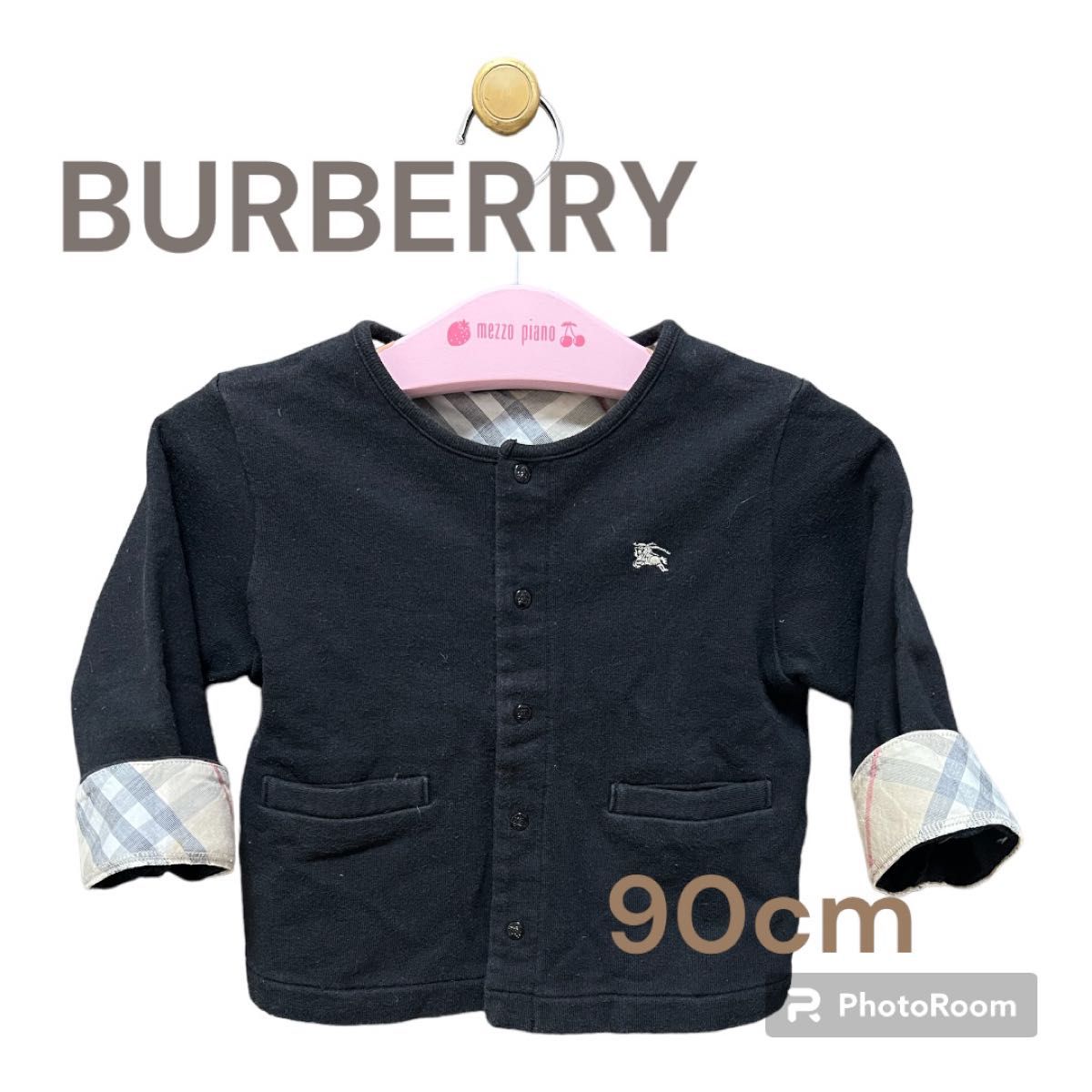 BURBERRY羽織りブラック長袖90cm