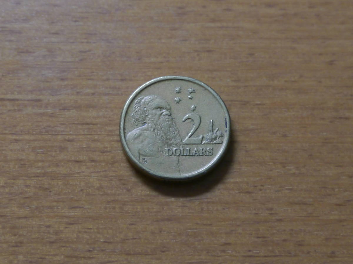 オーストラリア 2ドル硬貨 1988年_画像2