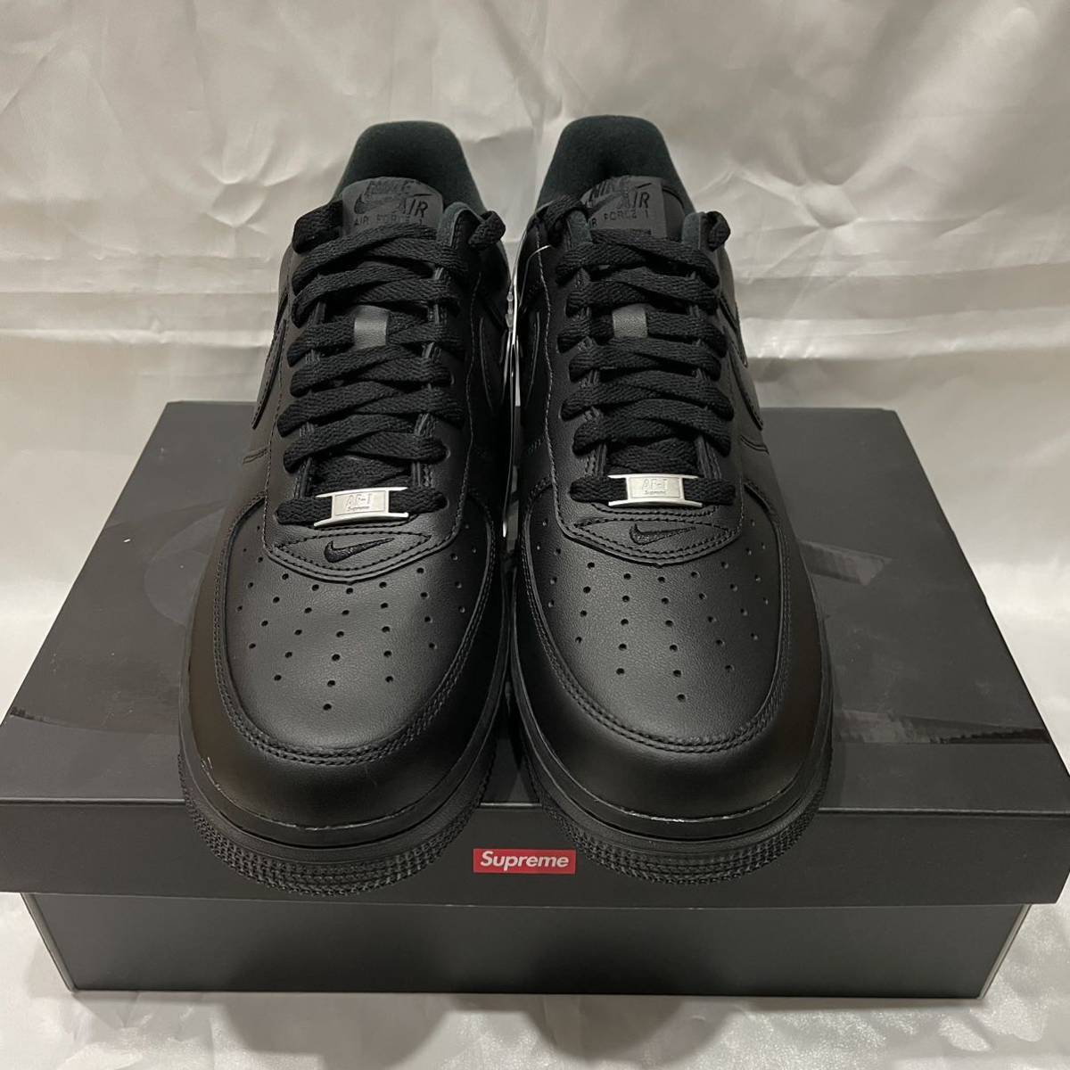 Supreme Nike Air Force 1 Low ブラック 24.5㎝ US6.5 新品 未使用