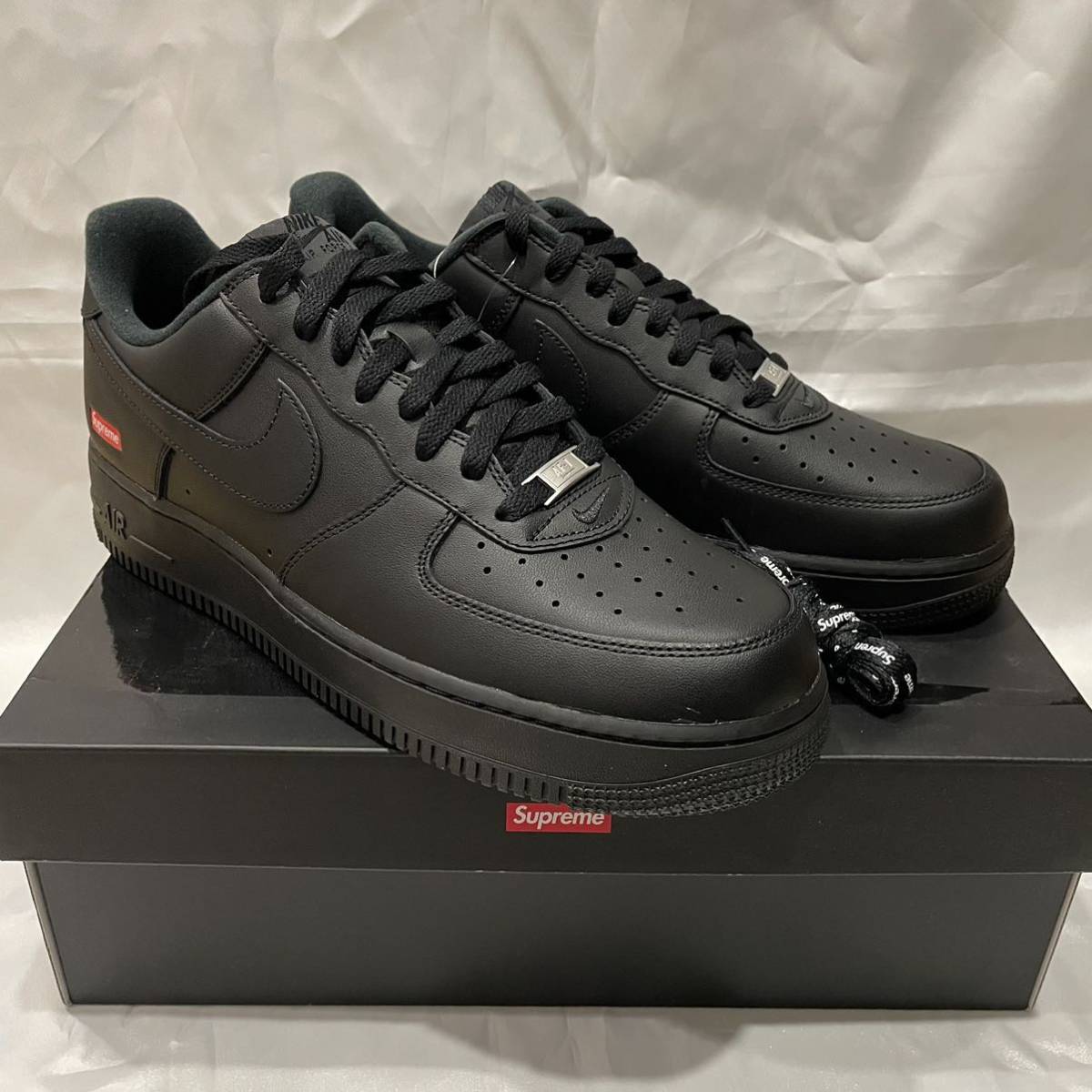 Supreme Nike Air Force 1 Low ブラック 24.5㎝ US6.5 新品 未使用