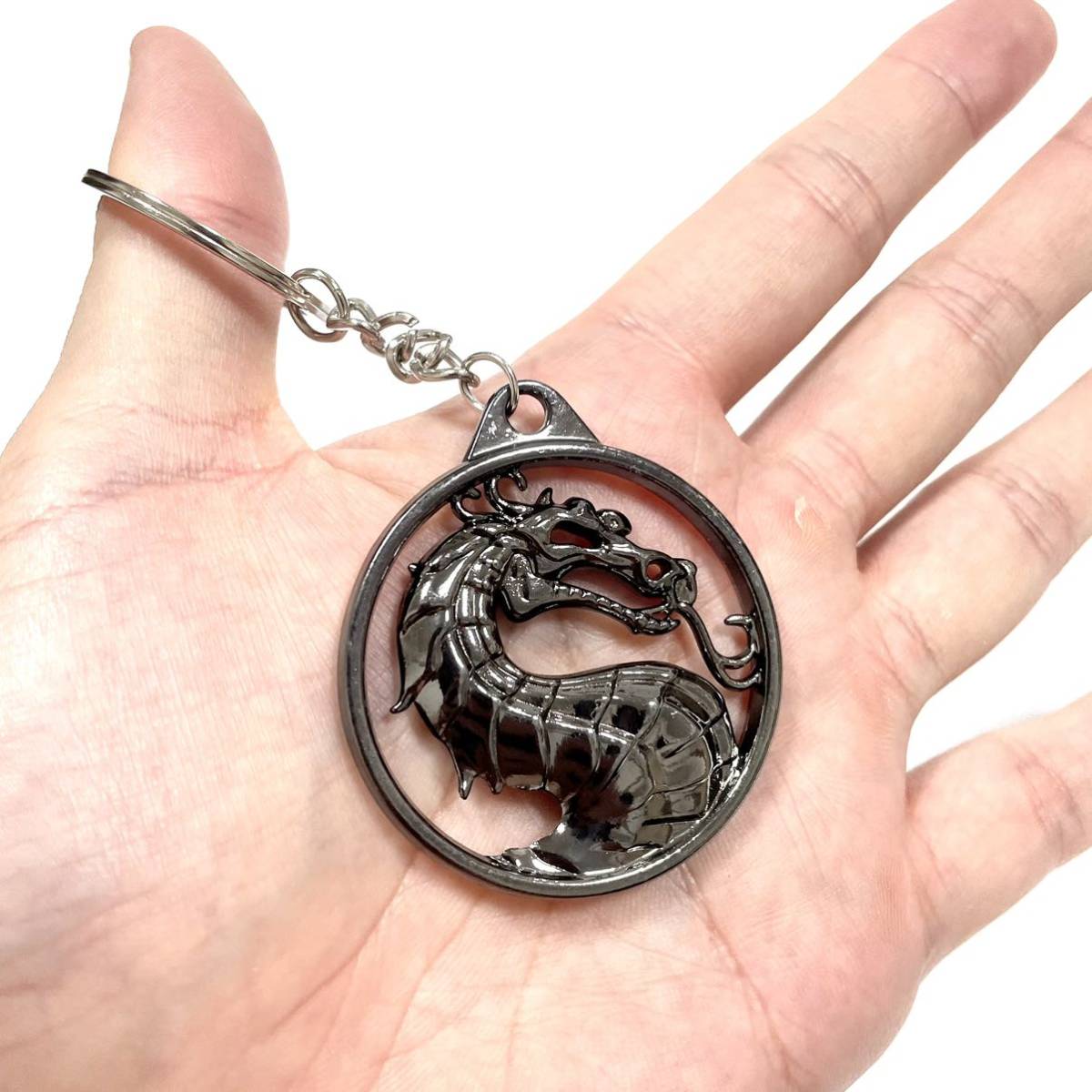 モータルコンバット キーホルダー Mortal Kombat Key Chains シルバー