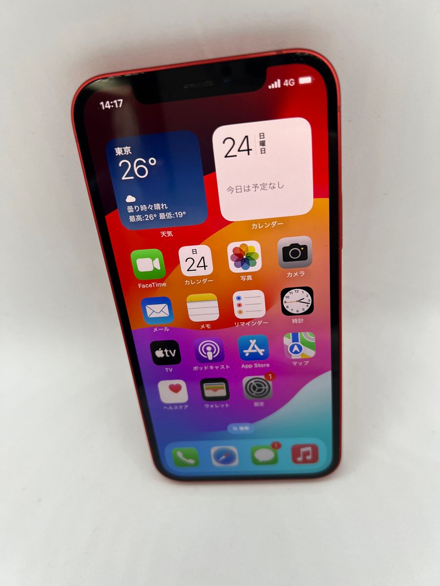 美品 iPhone12 64GB レッド SIMフリー