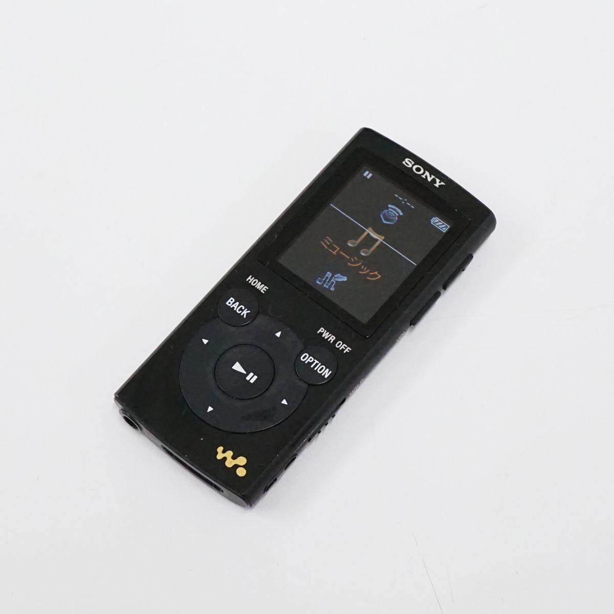 SONY ウォークマン NW-E063 4GB USED美品 本体のみ ブラック デジタルミュージックプレーヤー 【難有】 T V9004_画像1