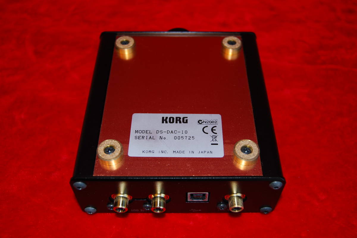 KORG　DS-DAC-10　1-bit USB-DAC　コルグ D/Aコンバータ ー　ヘッドホンアンプ　PCオーディオ　DSD　ハイレゾ再生　（管理NO.124)_画像7