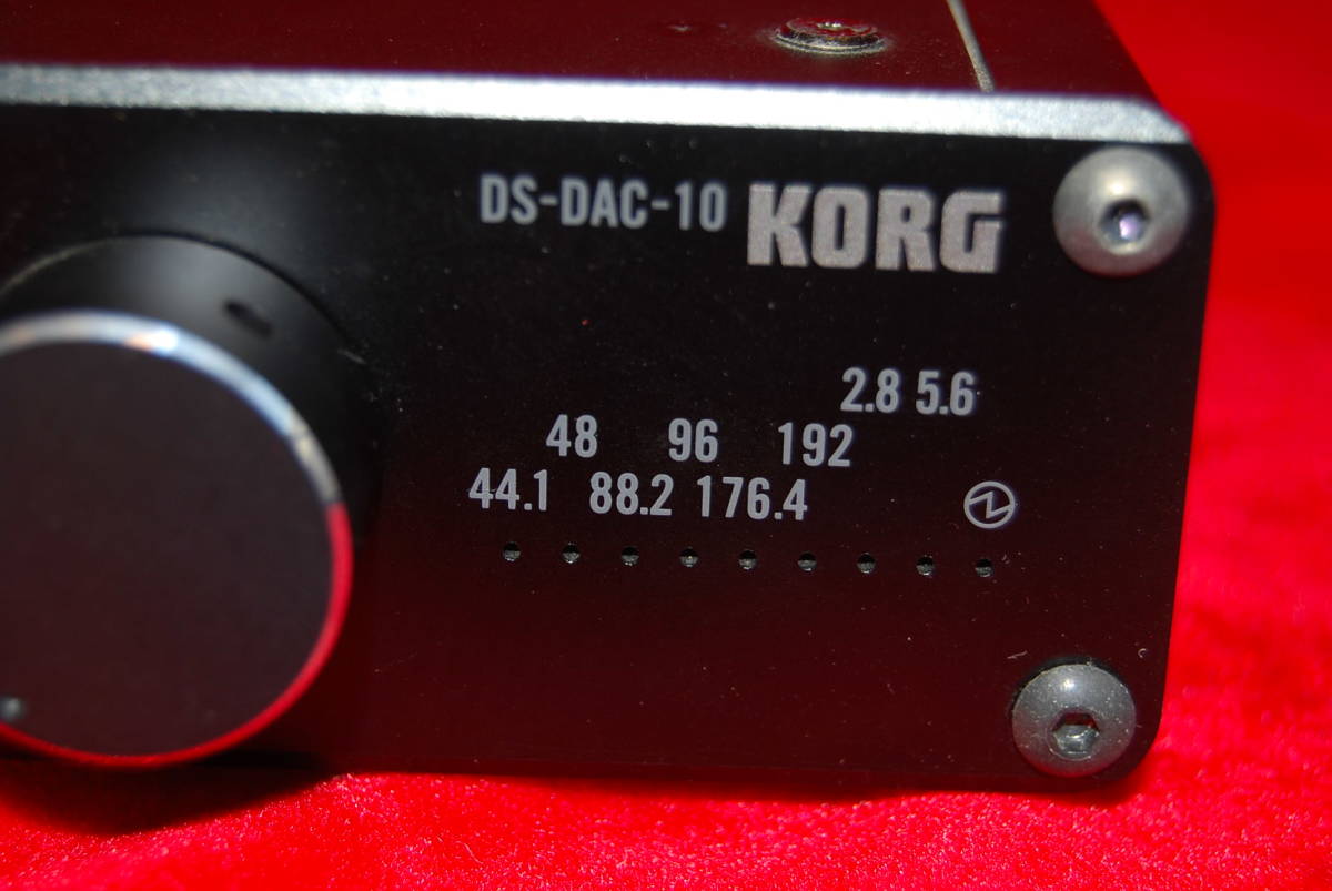 KORG　DS-DAC-10　1-bit USB-DAC　コルグ D/Aコンバータ ー　ヘッドホンアンプ　PCオーディオ　DSD　ハイレゾ再生　（管理NO.124)_画像5