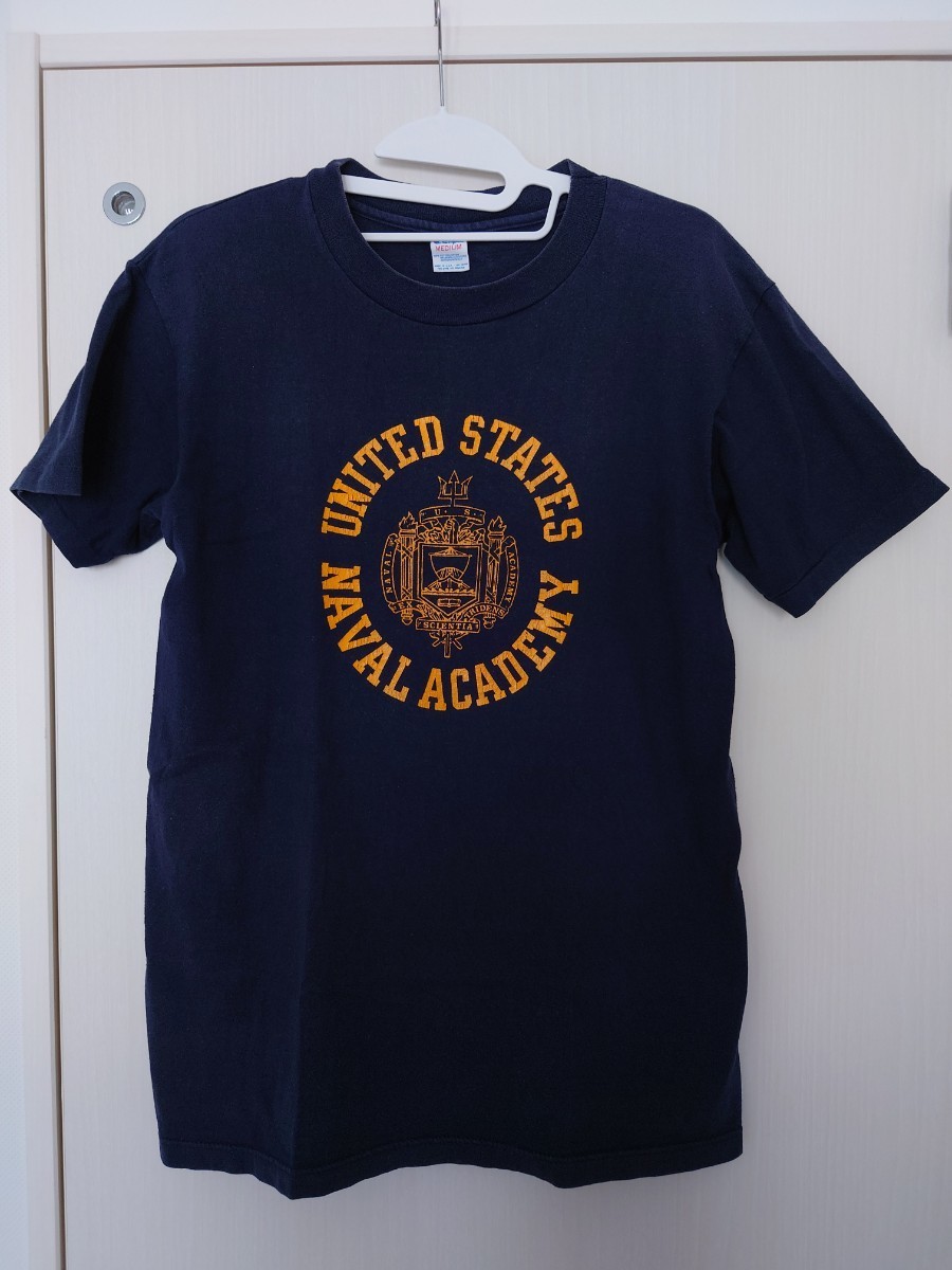  Champion Vintage T-shirt navy MEDIUM size 