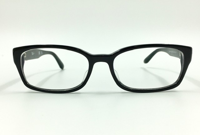 C451 Ray-Ban レイバン RB 5198 2000 53ロ16 140 メンズ 度入り 眼鏡 ブラック ケース付き アイウェア メガネ_画像3