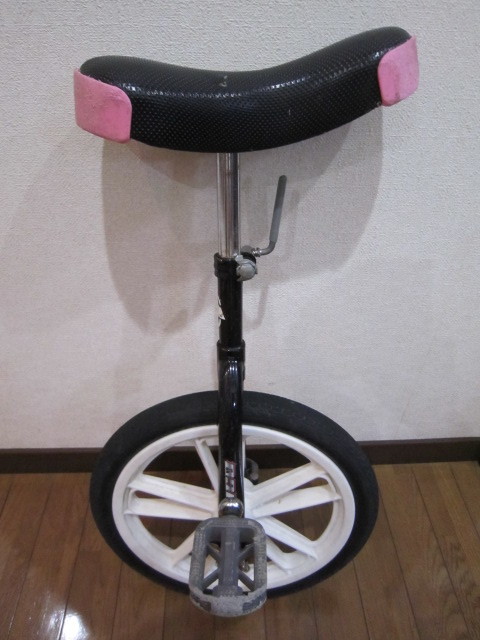 良品 使用感少 お子様のバランス感覚 運動神経アップに役立つ 一輪車 AVIGO 日本一輪車協会認定の画像8