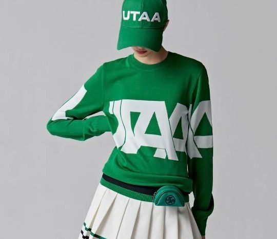 新品】UTAA ユタ デカロゴセーター グリーン Sサイズ|PayPayフリマ