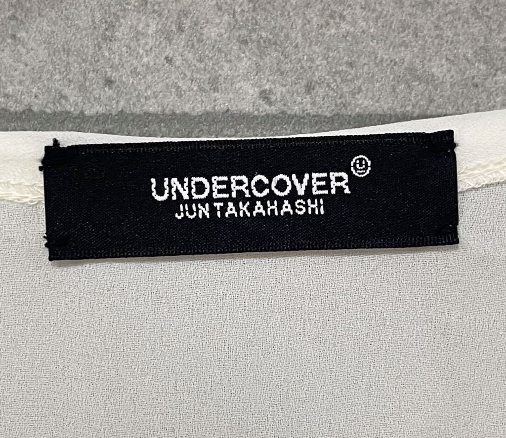 希少デザイン！ UNDERCOVER アンダーカバー 23SS シフォン切替 スウェット トレーナー 変形 アイボリー 2サイズ レディース ○ 新規×_画像6