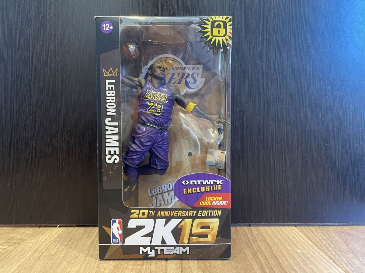 限定 NBA Lebron James McFarlane Toys Lakers マクファーレン トイズ フィギュア 新品 レブロンジェームス レイカーズ my team 20周年 紫_画像1