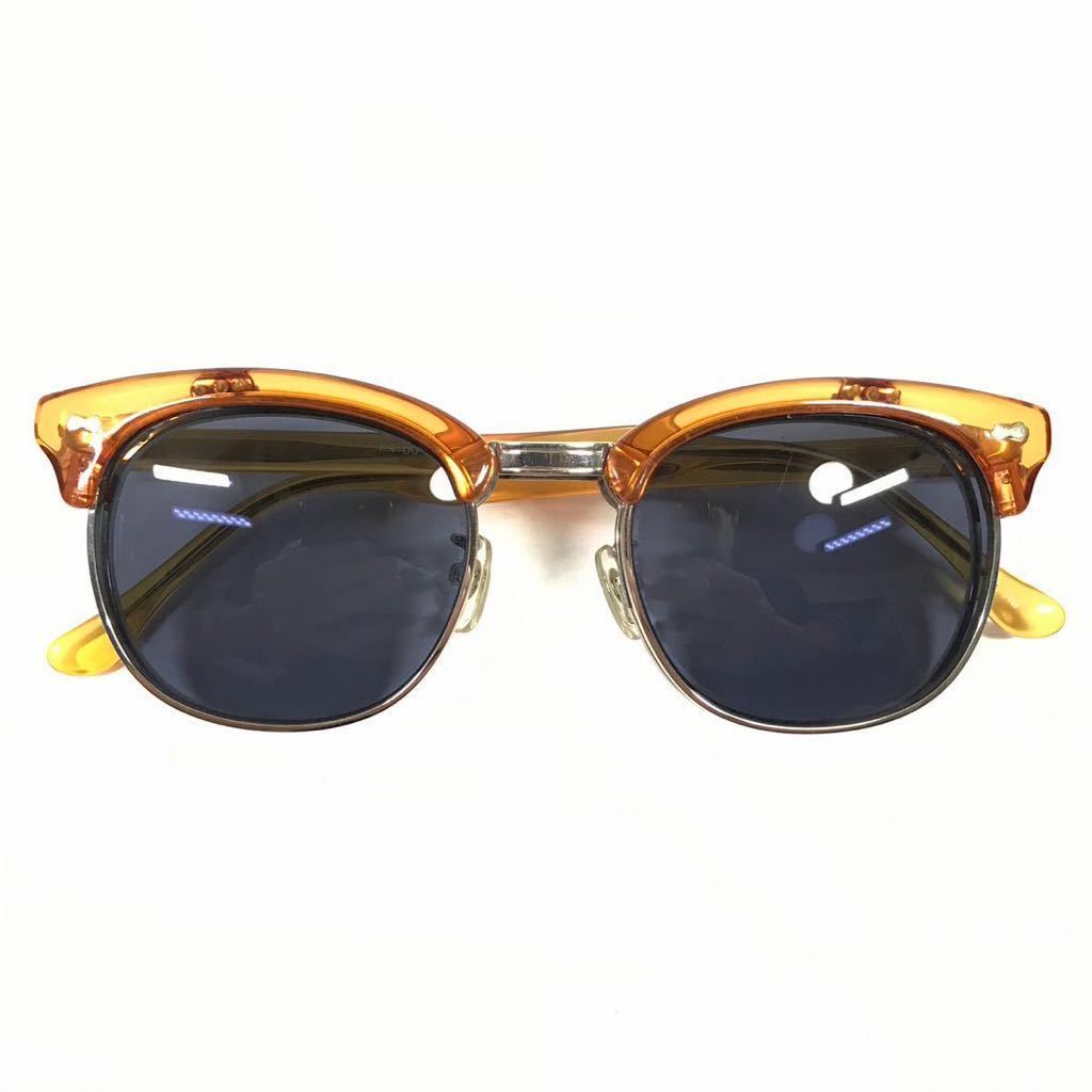 【ジェームズディーン】本物 James Dean 伊達眼鏡 サングラス 跳ね上げ式 2way ライトブラウン メガネ めがね メンズ レディース 送料520円