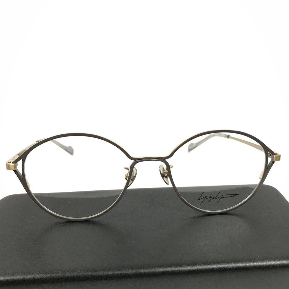 未使用品【ヨウジヤマモト】本物 Yohji Yamamoto 伊達眼鏡 19-0056-3 サングラス メガネ めがね メンズ レディース 日本製 送料520円_画像7