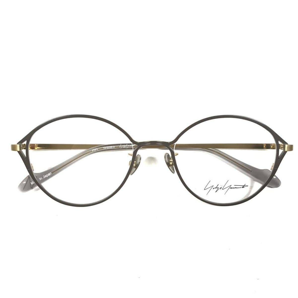 未使用品【ヨウジヤマモト】本物 Yohji Yamamoto 伊達眼鏡 19-0056-3 サングラス メガネ めがね メンズ レディース 日本製 送料520円