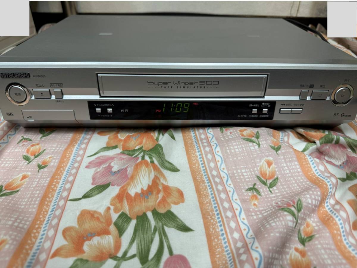 MITSUBISHI Mitsubishi видео кассета магнитофон HV-BH500 видеодека VHS видеодека 