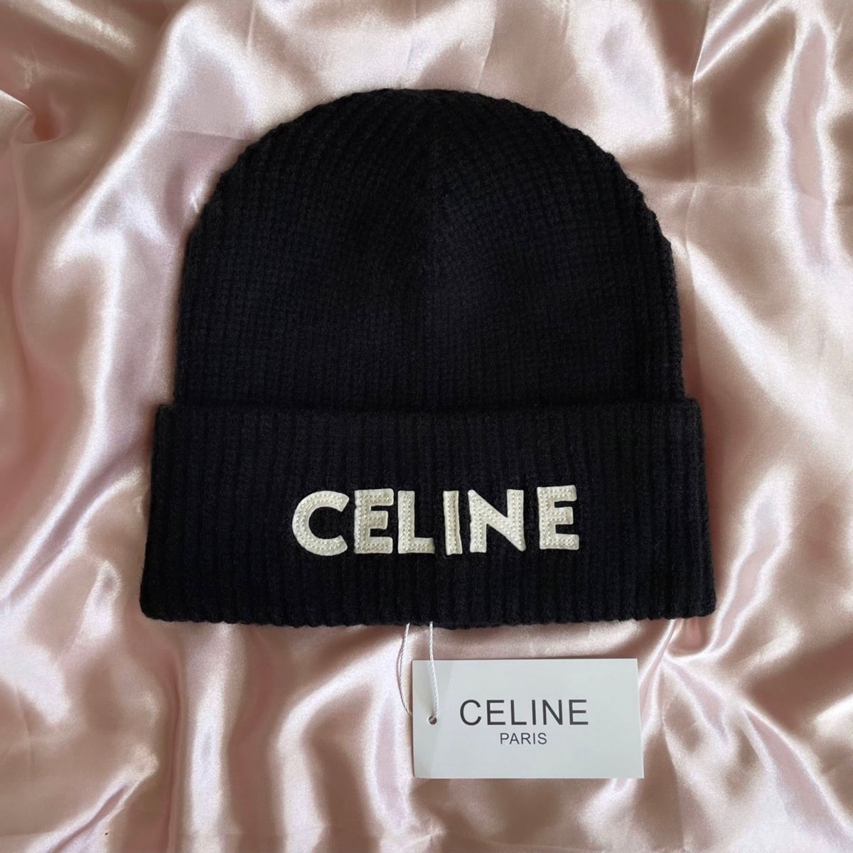 CELINE セリーヌ ニット帽 帽子 ユニセックス 新品 美品 タグ付き