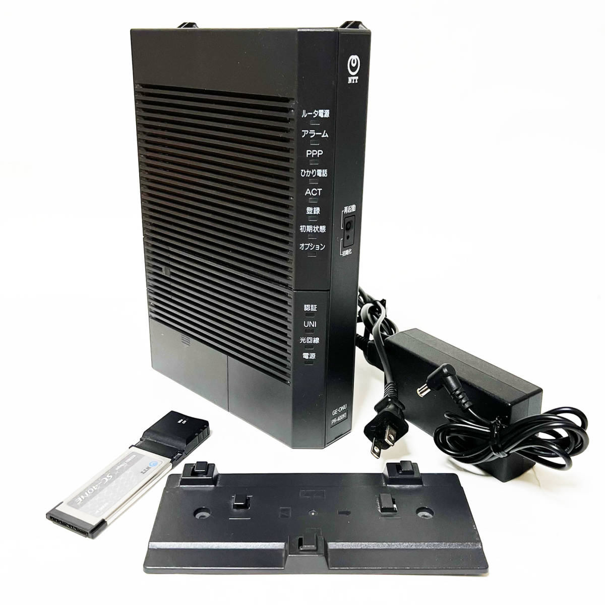 □即決□NTT GE-ONU PR-400KI ひかり電話ルーター ホーム □即決□NTT GE-ONU PR-400KI ひかり電話ルーター ホーム