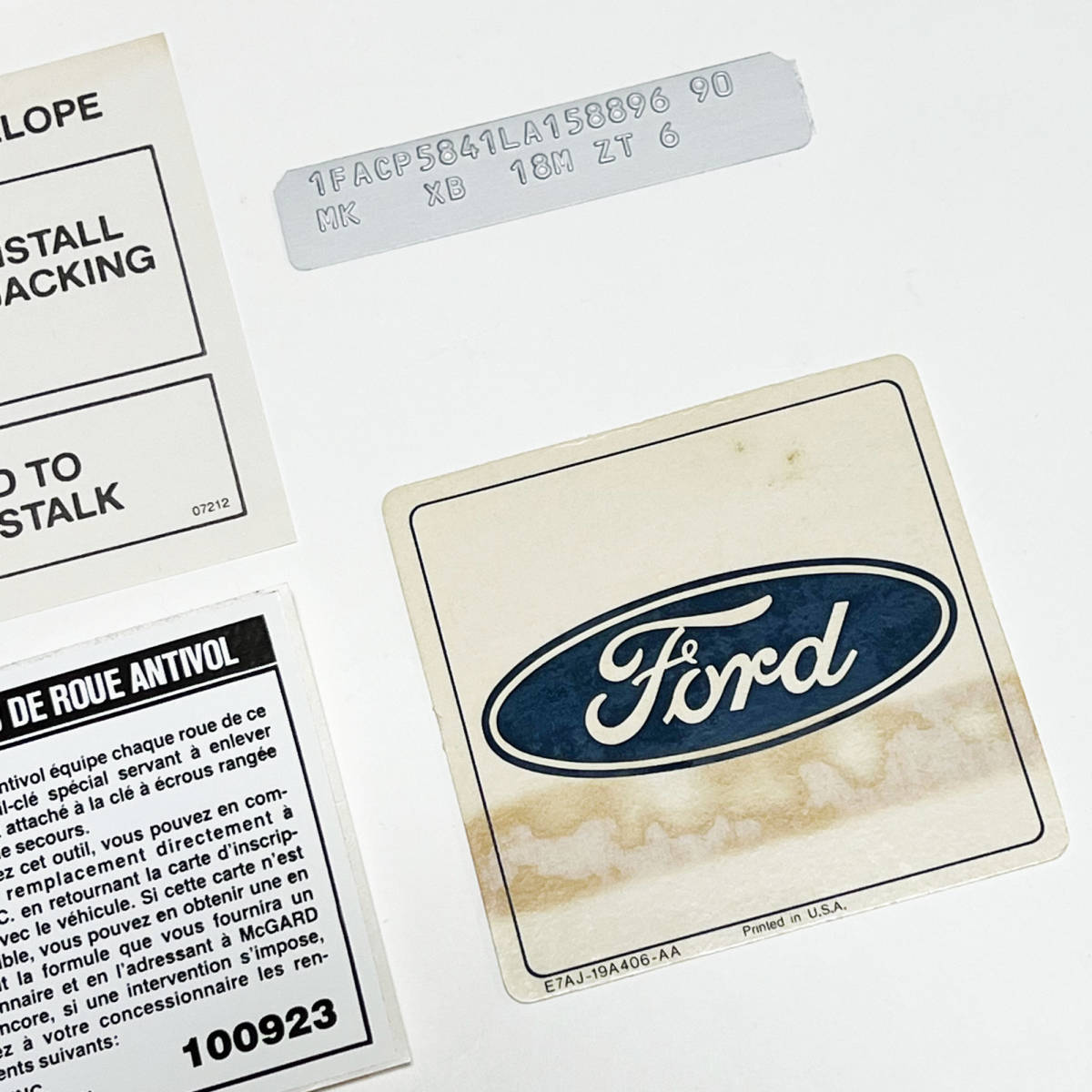 ■FORD TAURUS 1990 OWNAER GUIDE/オーナーガイド・セット美品■_画像7