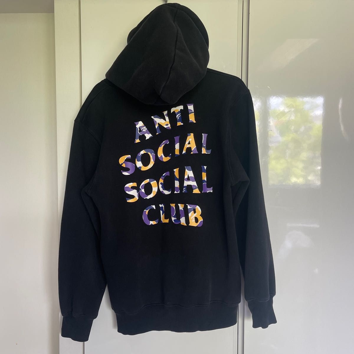 激レア！A BATHING APE ベイシングエイプ　Anti Social social club コラボ　フーディー　パーカー