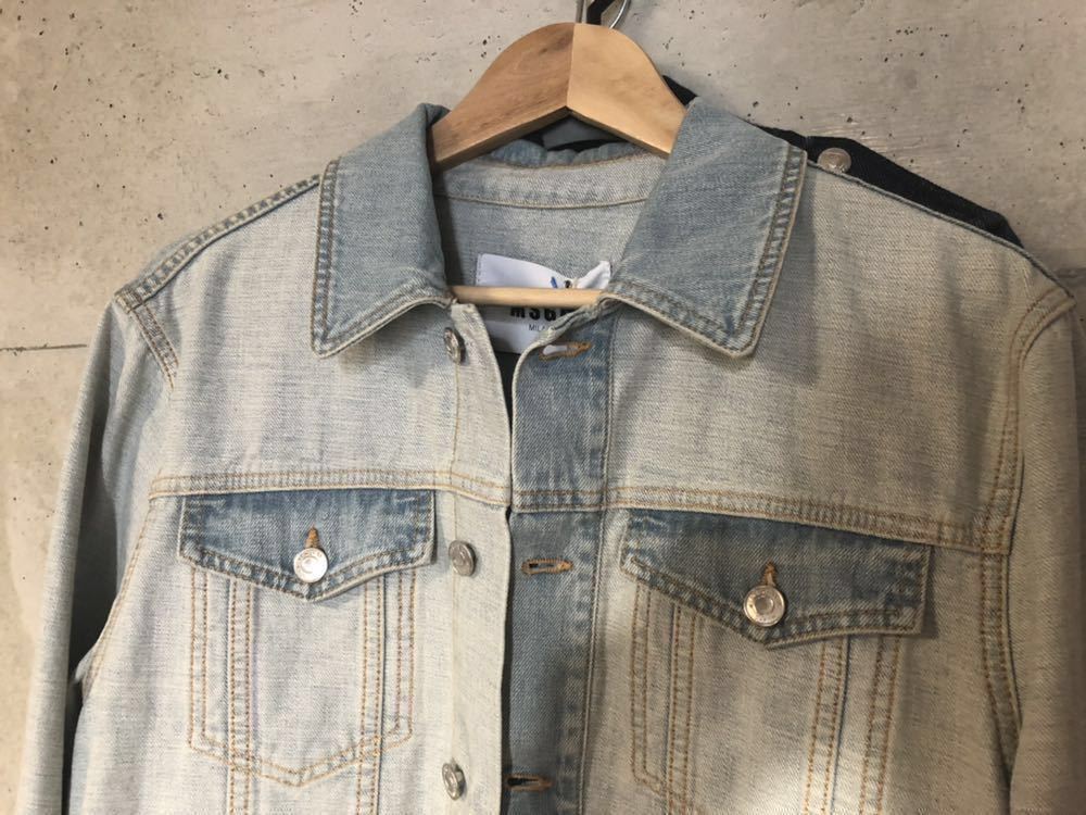 新品 MSGM イタリア製 デニムジャケット サイズ46