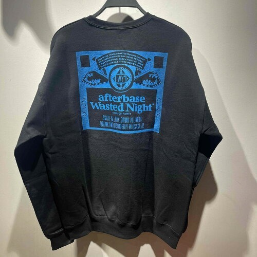 WASTED YOUTH AFTERBASE WASTED NIGHTCREWNECK Lサイズ ウェイステッドユース アフターベース クルーネック