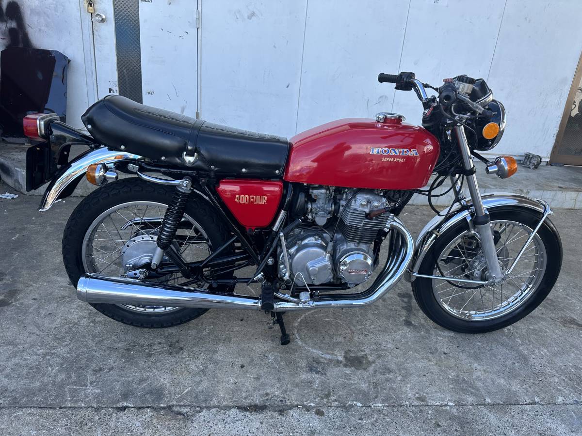 ヤフオク! - ホンダCB400F 全体的綺麗、エンジン絶好調！！旧車絶版...