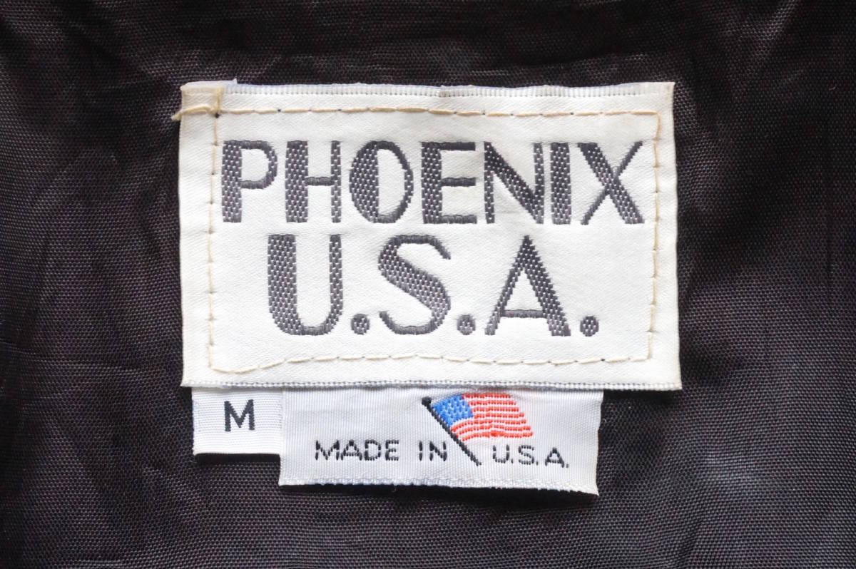 1990s ヴィンテージ USA製 PHOENIX U.S.A. フリンジ スエード ウエスタンジャケット ショート丈 M タン ピッグスキン アメリカ 海外 古着_画像8