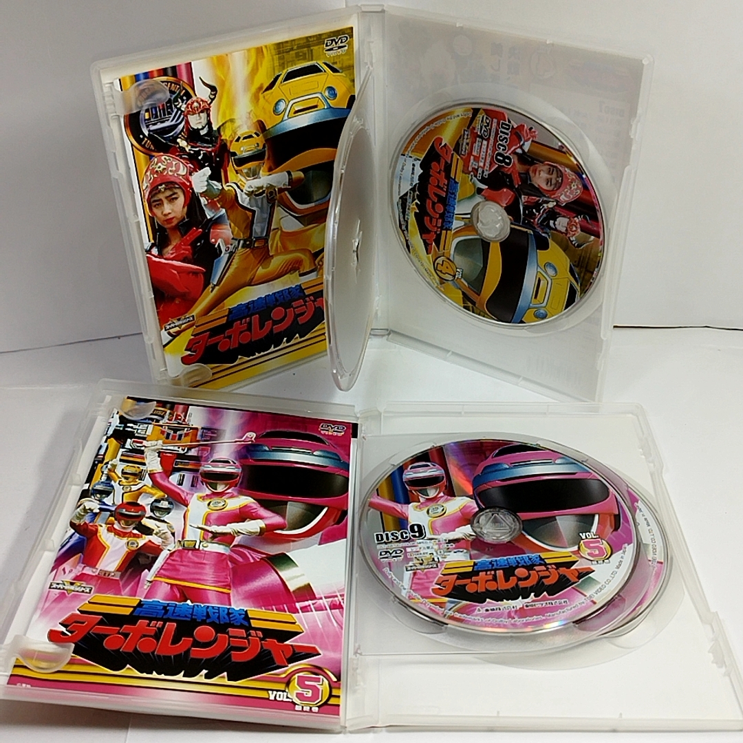 大特価放出! VOL.1-5 DVDソフト『高速戦隊ターボレンジャー 全5巻