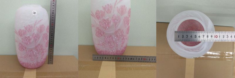 3274 花瓶 花器 インテリア 装飾品 ガラス製品 上越クリスタル硝子株式