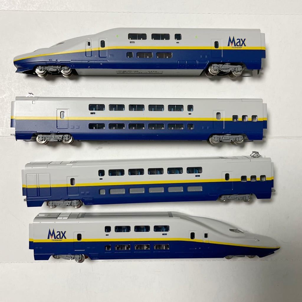 TOMIX E4系 新幹線 4両セット 動力付き 黄色帯 旧塗装 東北新幹線 上越新幹線 Max やまびこ なすの たにがわ とき