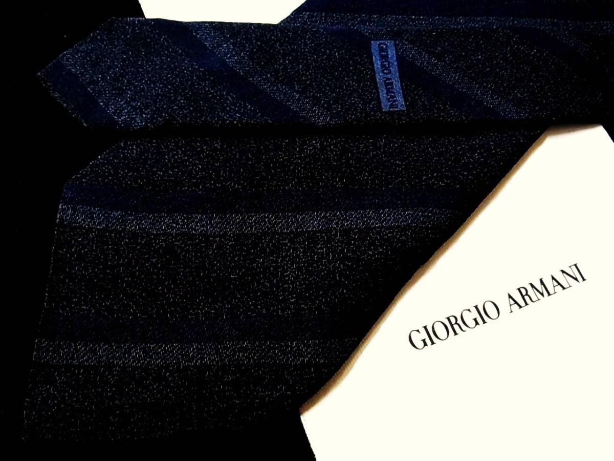 ☆*:.*:【美品】№Y3999 ジョルジオ アルマーニ【黒タグ】最高級ネクタイの画像2