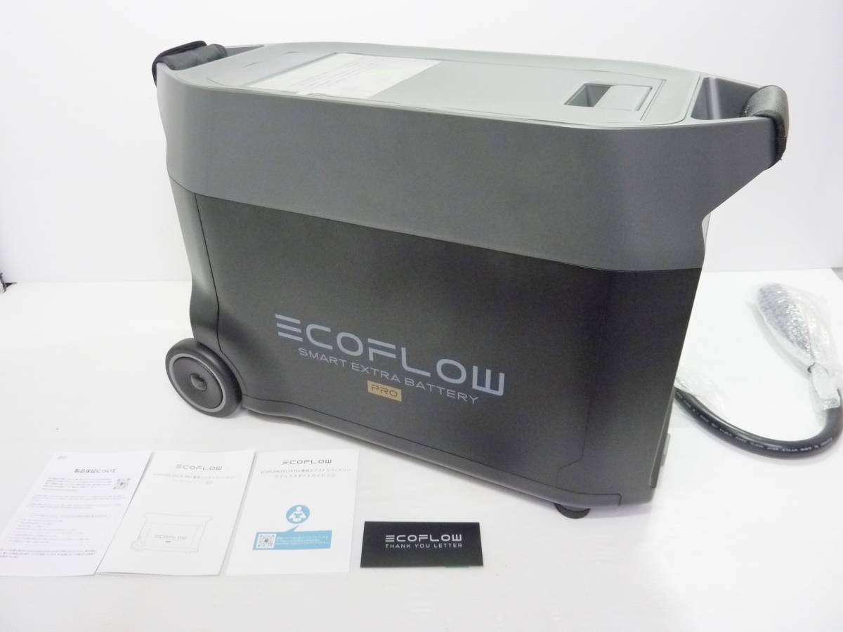 CV5259a 美品 展示品 EcoFlow DELTA Pro専用エクストラバッテリー DELTAPro EB-JP EFD500-EB